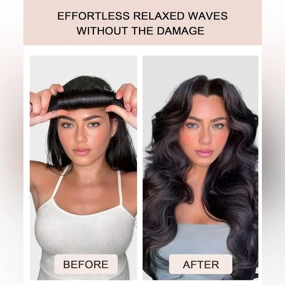 Heatless Curling Rod Set Classic Velvet Hair Rollers Overnight W satin scarf NEW - Picture 4 of 7